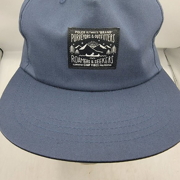 Poler Roamers and Seekers Camp Vibes Hat Casual Outdoors Hiking Camping - Picture 5 of 11